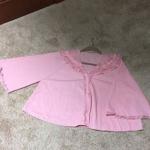 Bed jacket, nylon Tricot